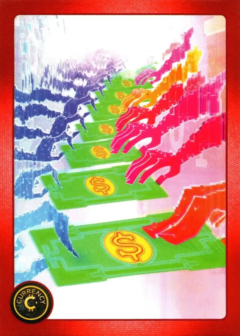 Double Spend card front