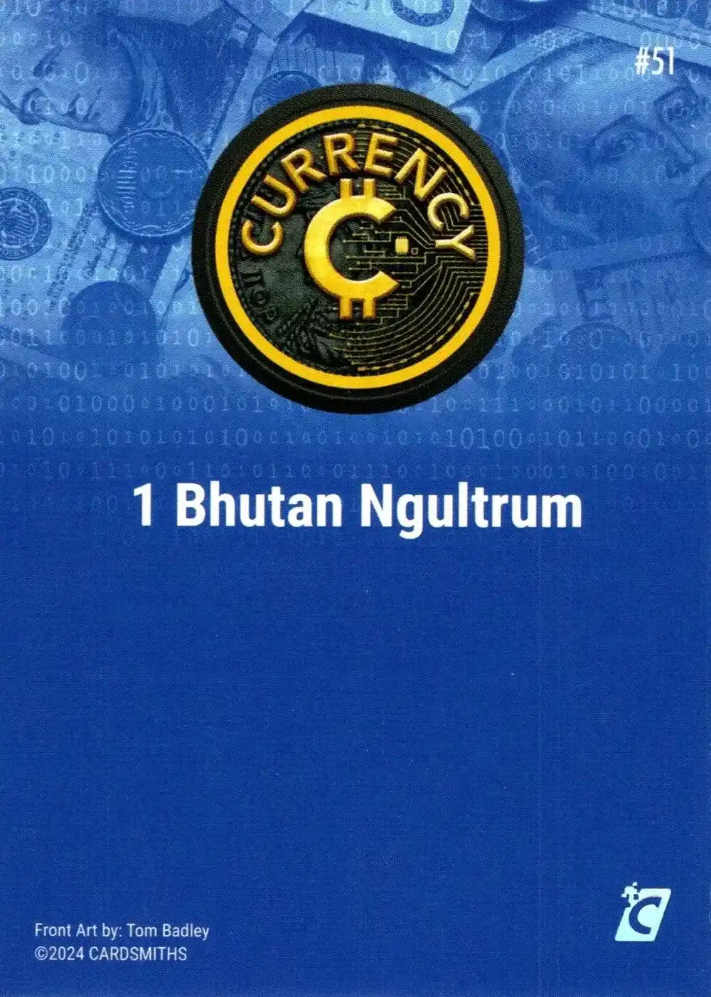 1 Bhutan Ngultrum (Base) card back