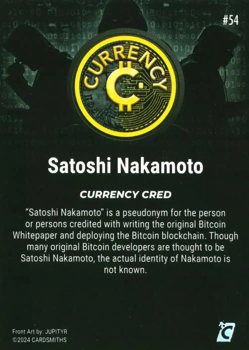 Satoshi Nakamoto (Base) card back