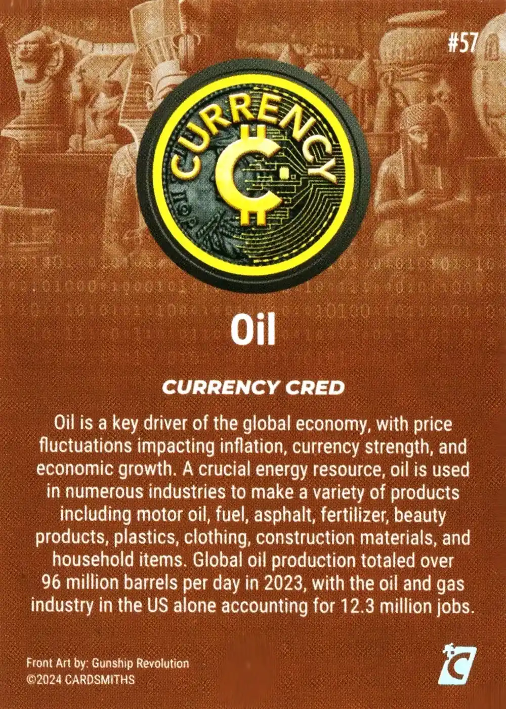 Oil (Base) card back