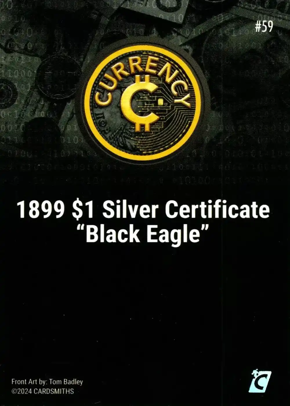 1899 $1 Silver Certificate "Black Eagle" (Base) card back