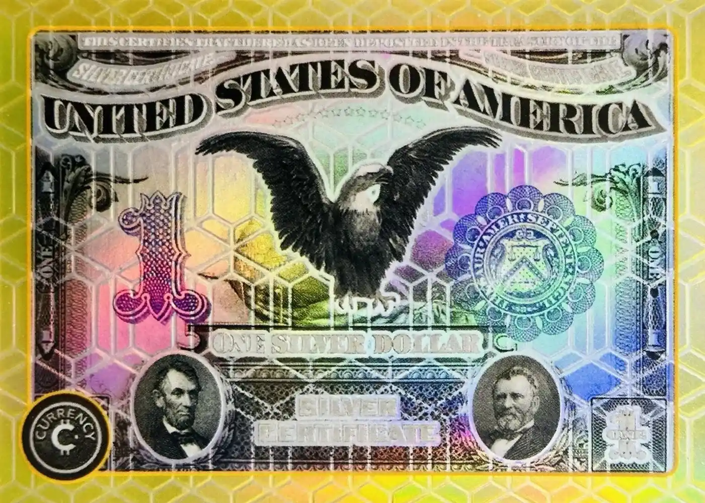 1899 $1 Silver Certificate "Black Eagle" (Citrine) thumbnail