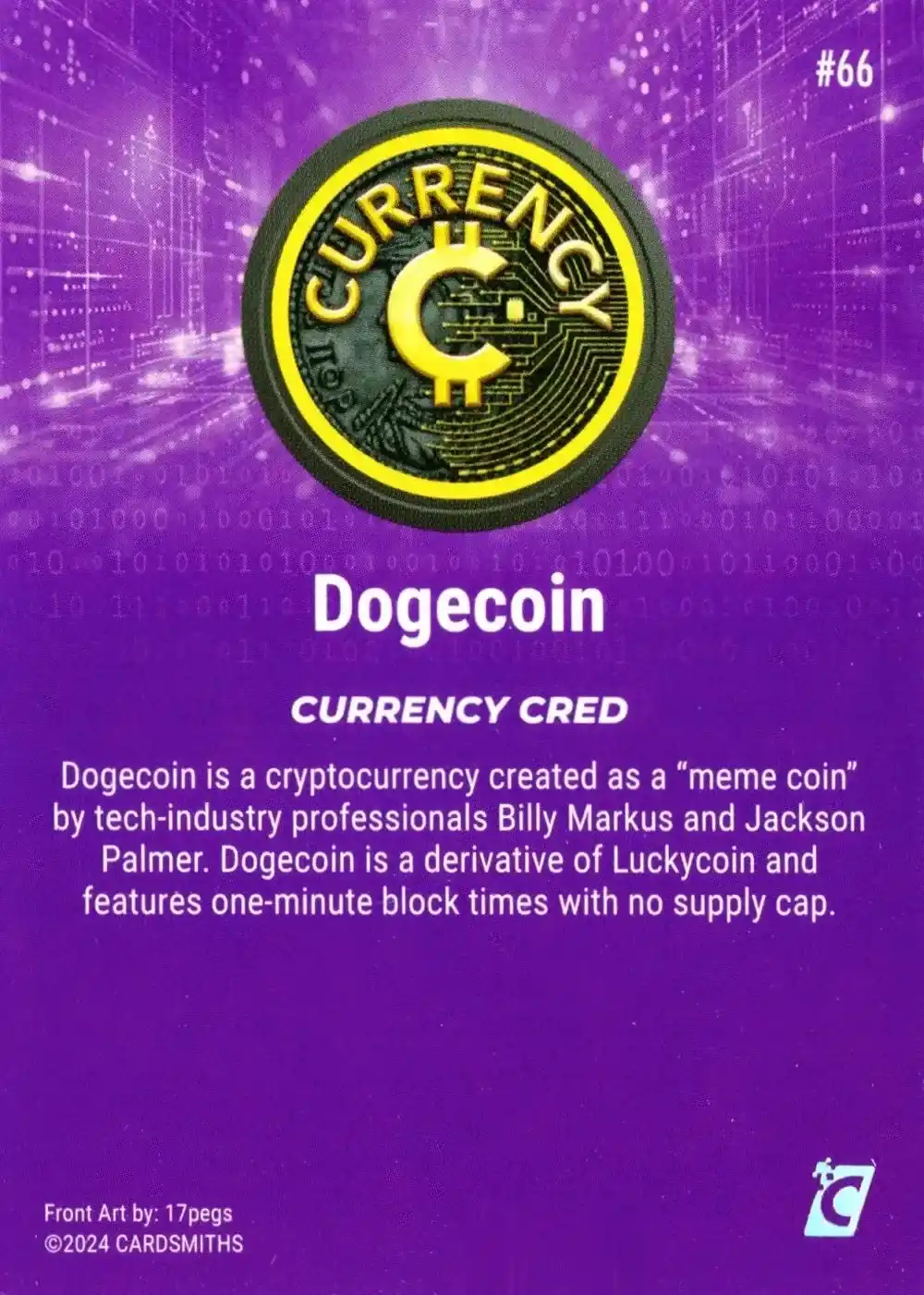 Dogecoin (Base) card back