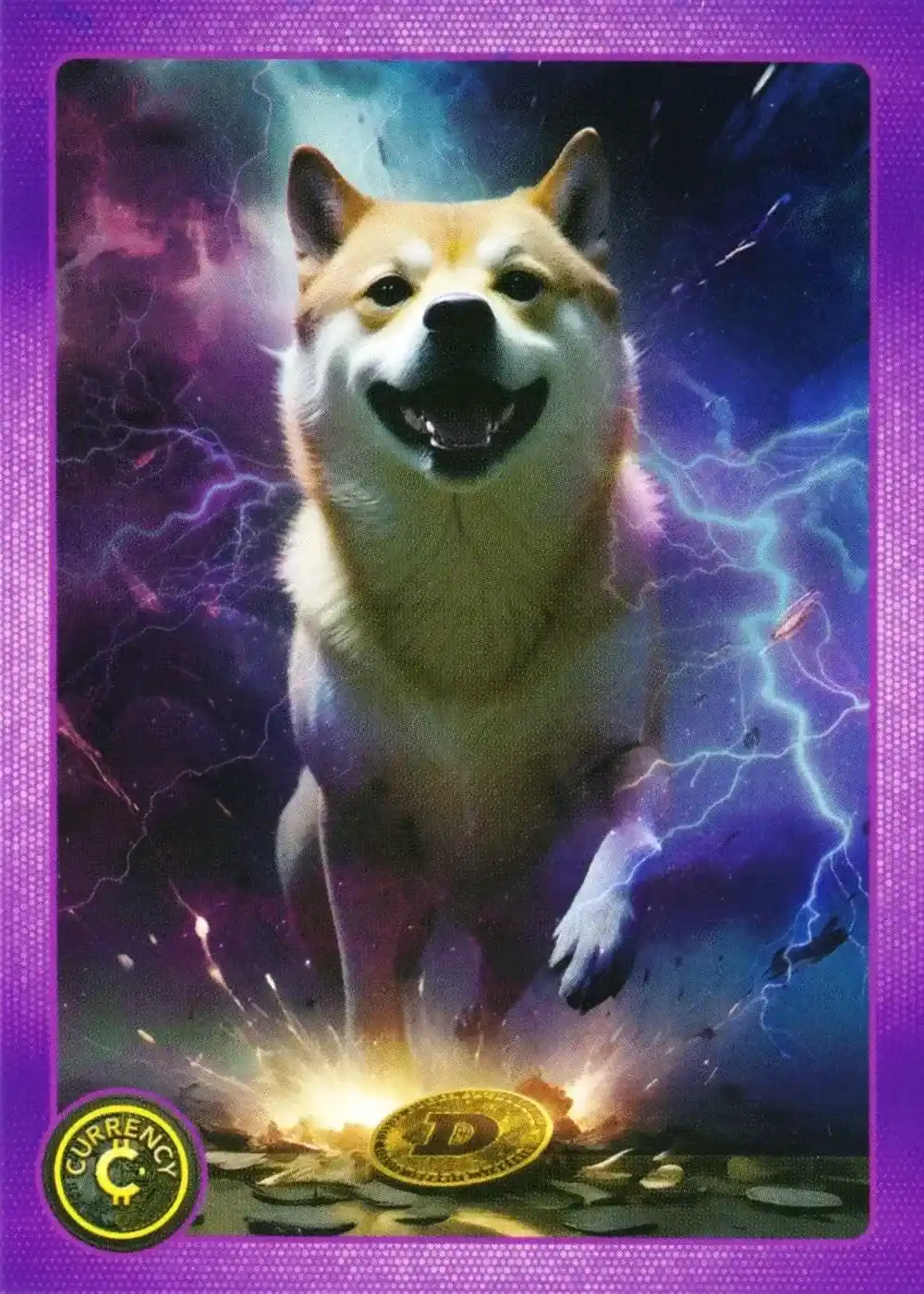 Dogecoin card front