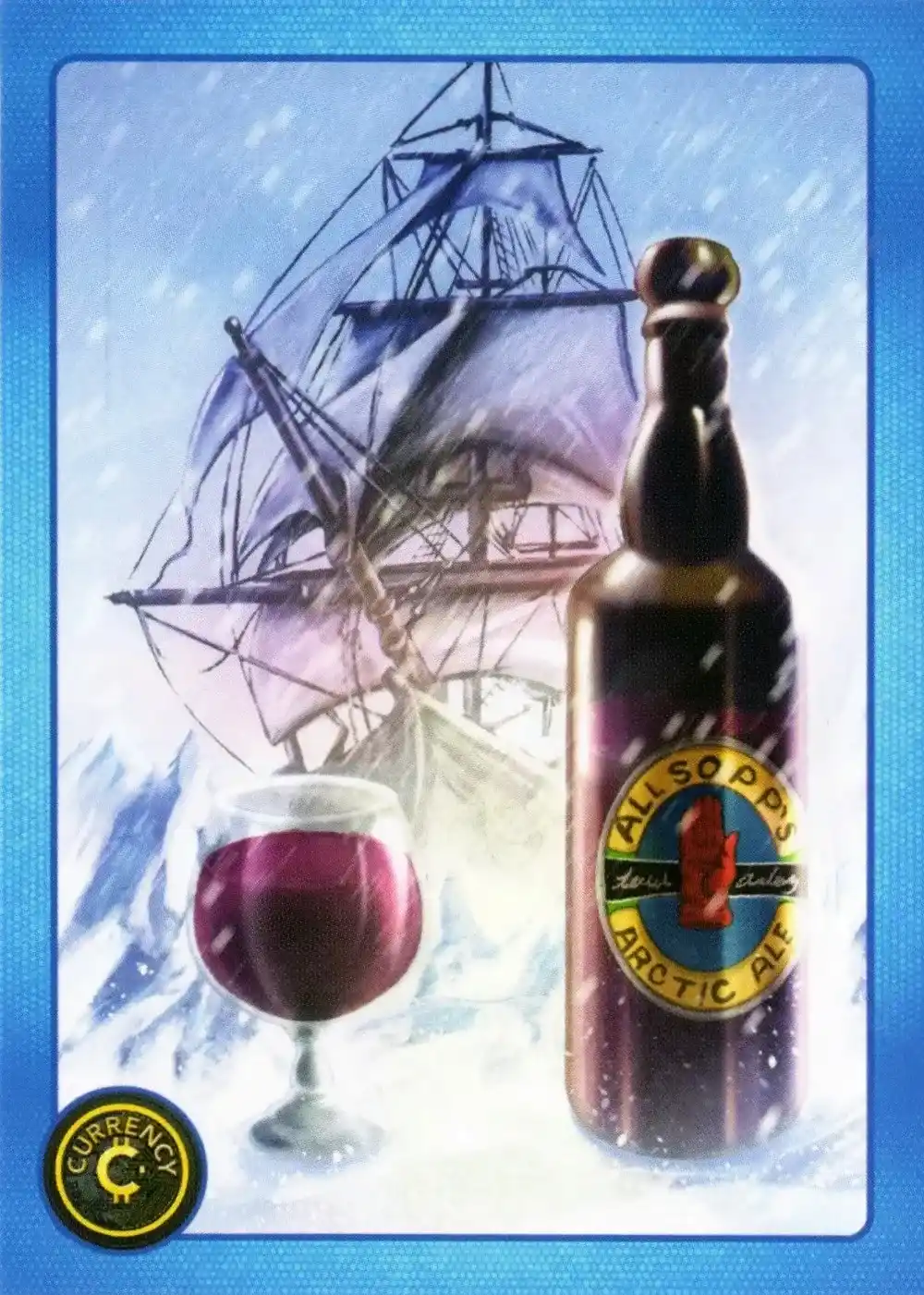 Allsopp's Arctic Ale card front