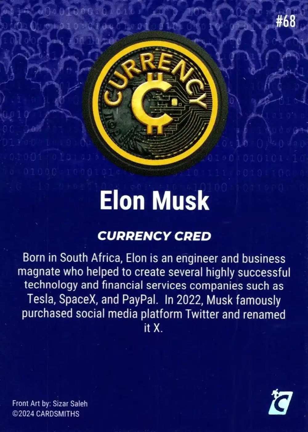 Elon Musk (Base) card back