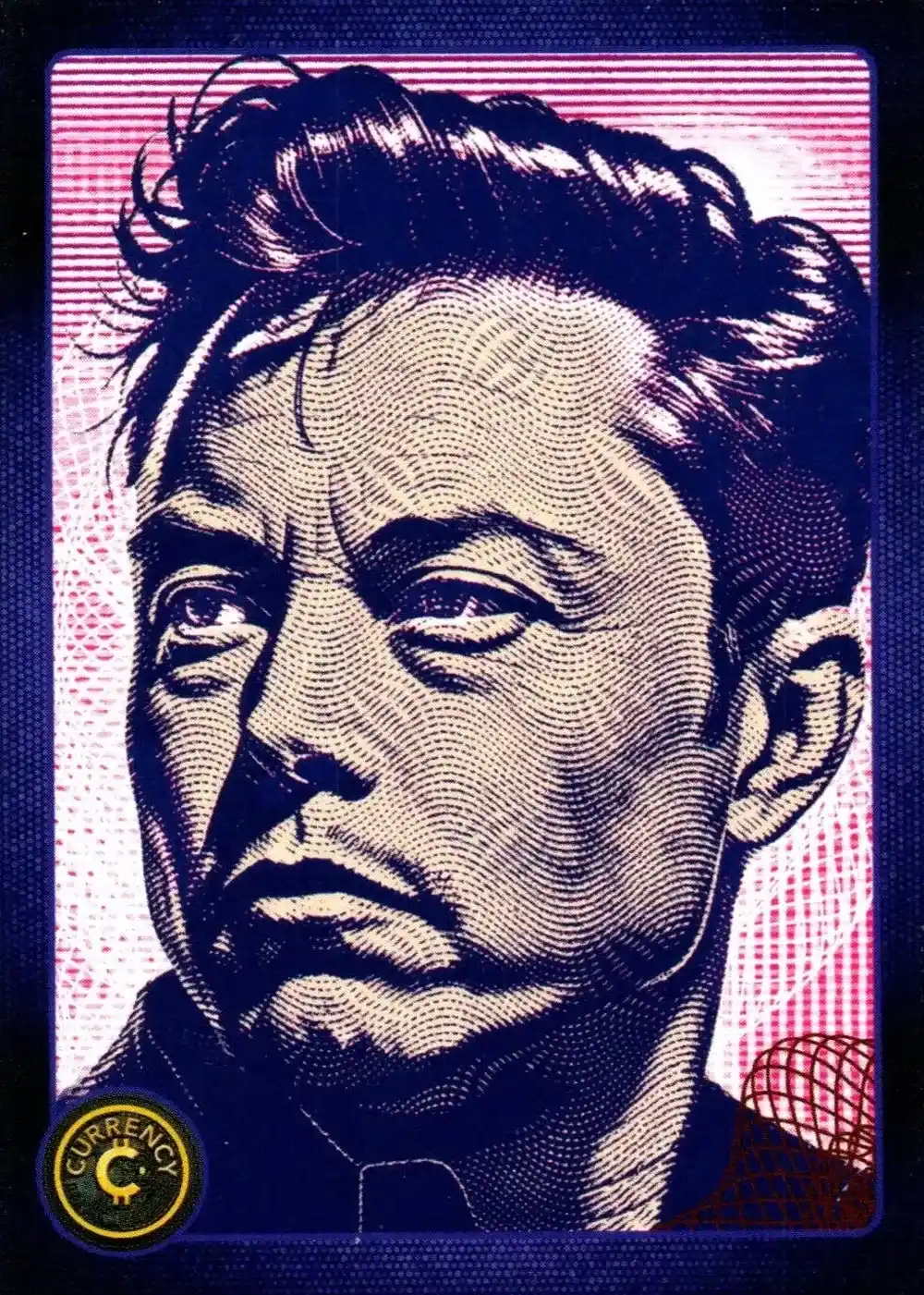 Elon Musk card front