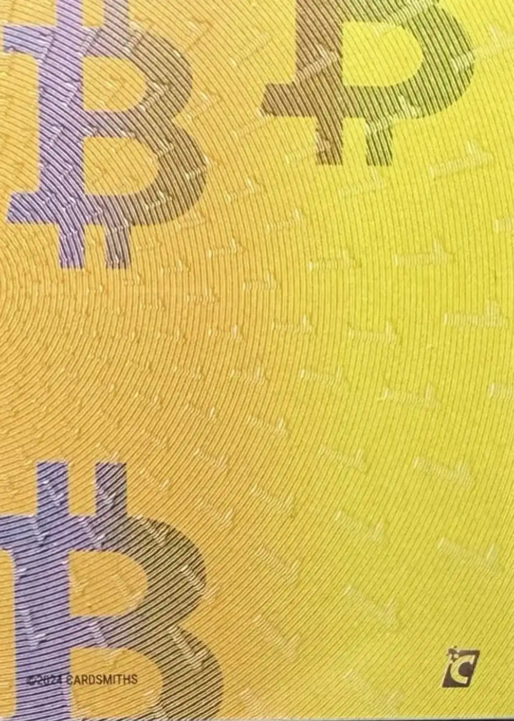 Satoshi (1) (Cold Foil) card back