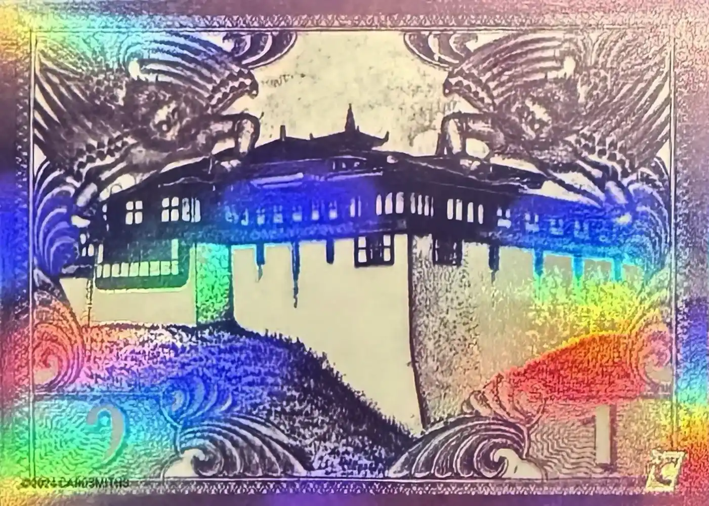 1 Bhutan Ngultrum card front