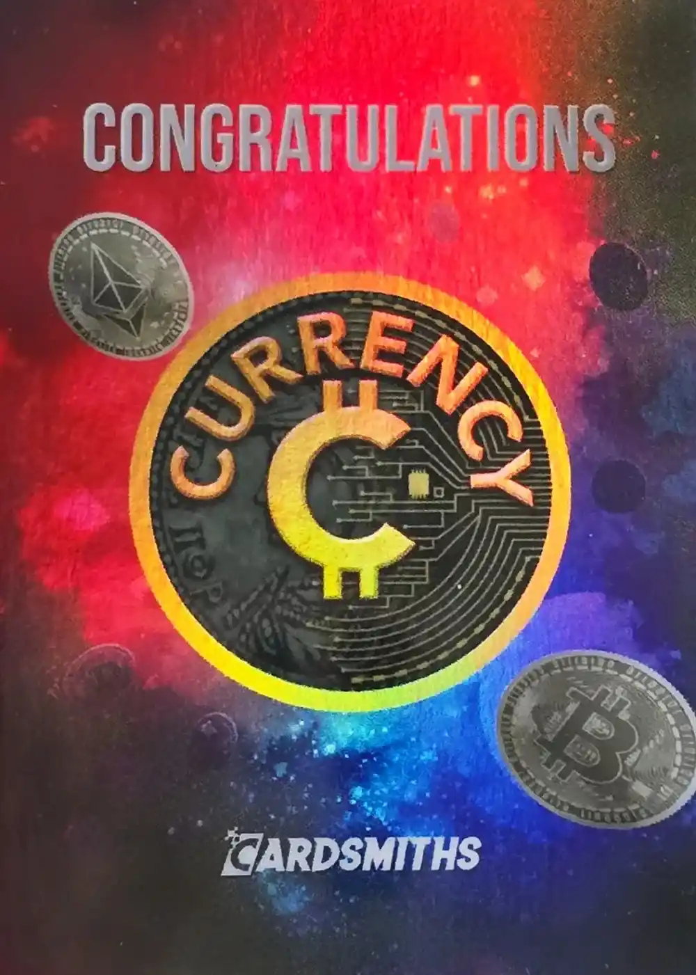 Redemption card front
