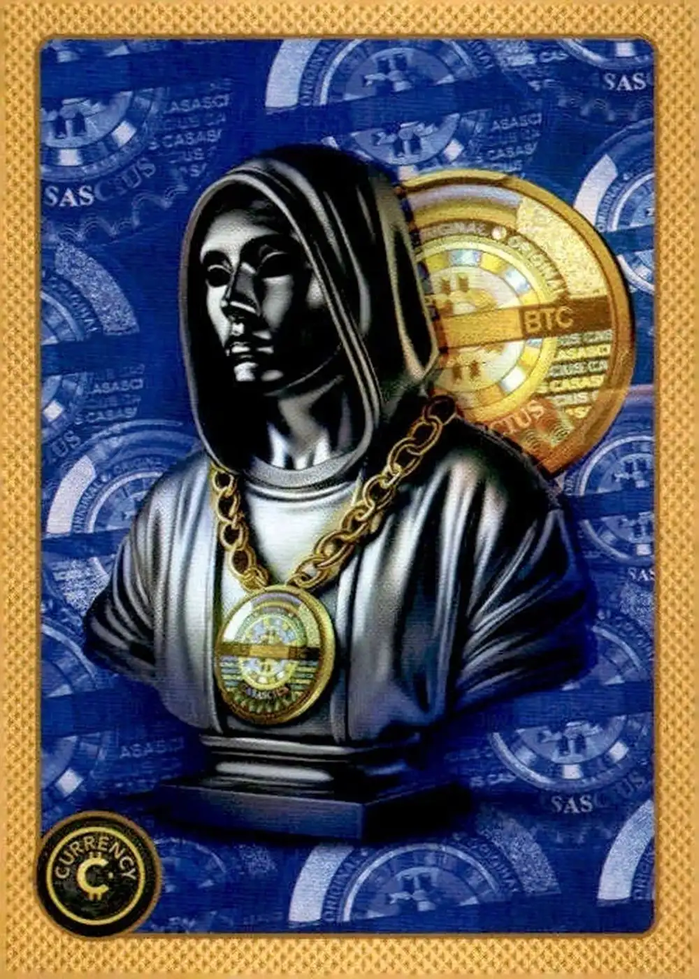 Casacius Coin card front