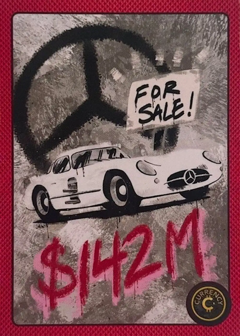 1955 Mercedes-Benz 300 SLR Uhlenhaut Coupé card front