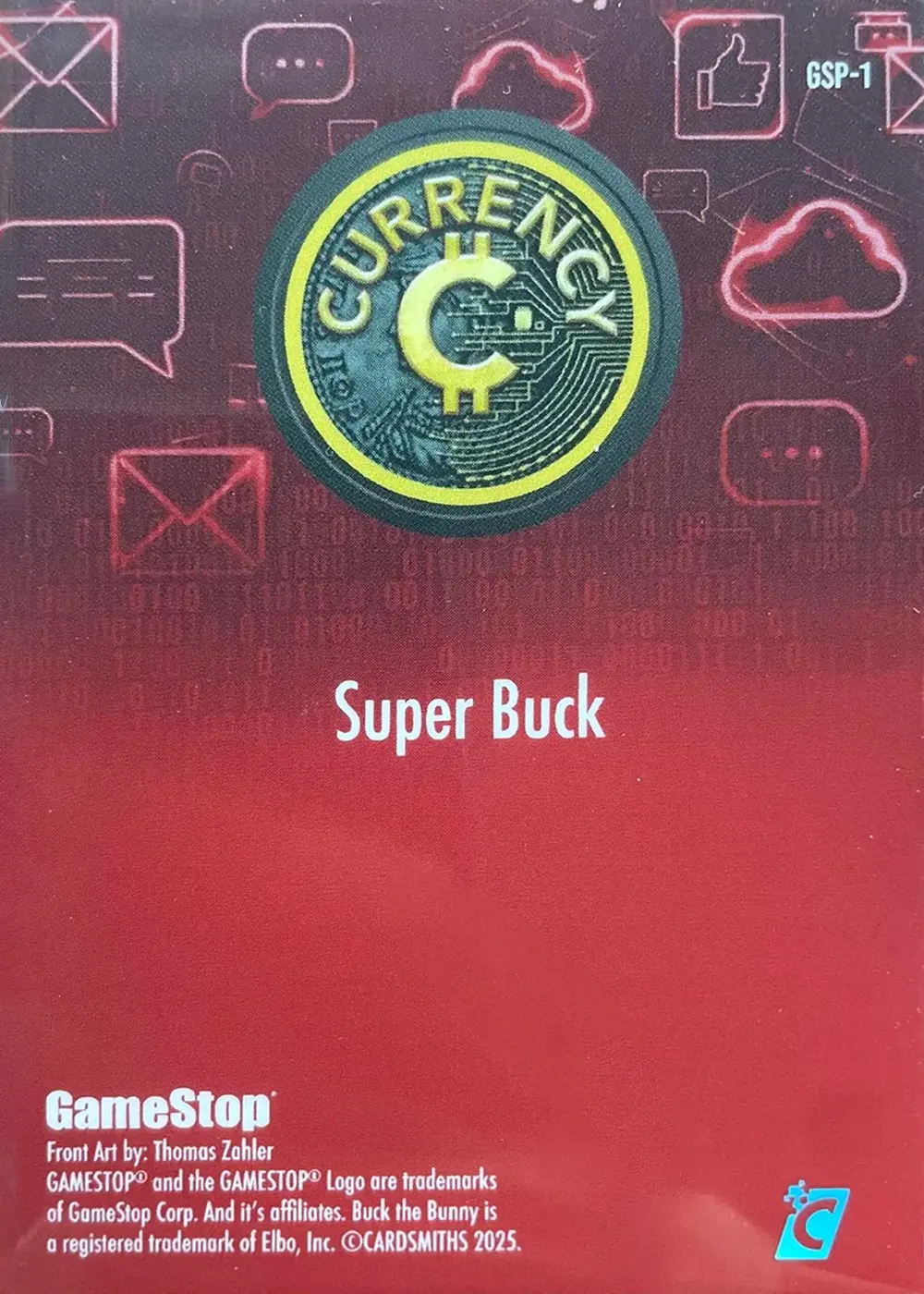 Super Buck (GameStop Exclusive) card back