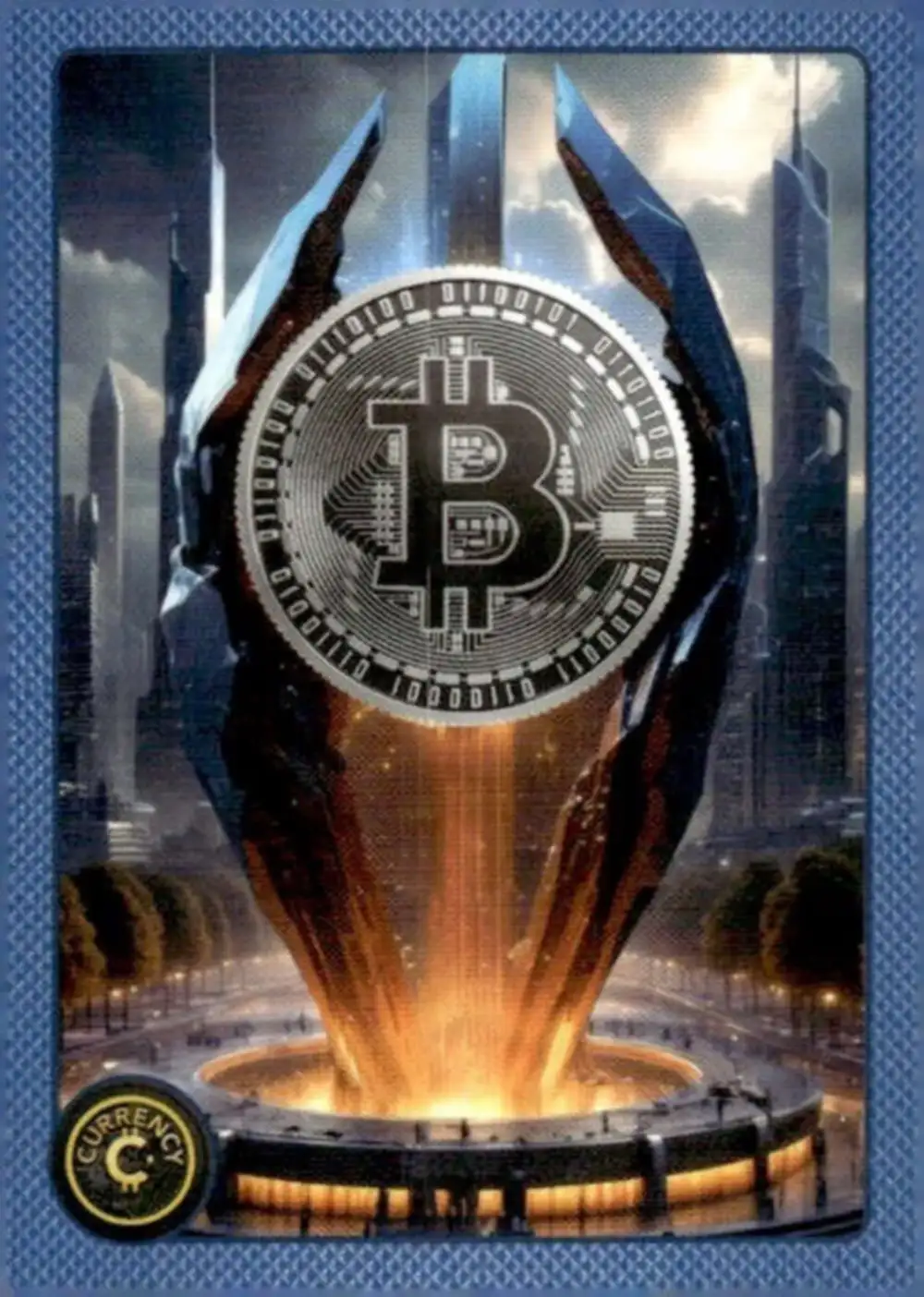 Bitcoin card front