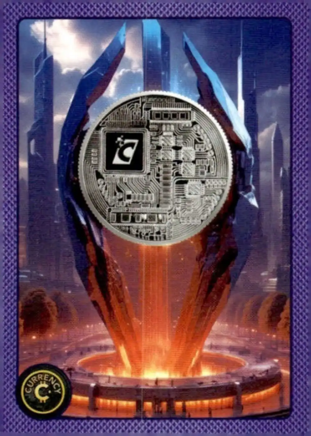 Bitcoin card front