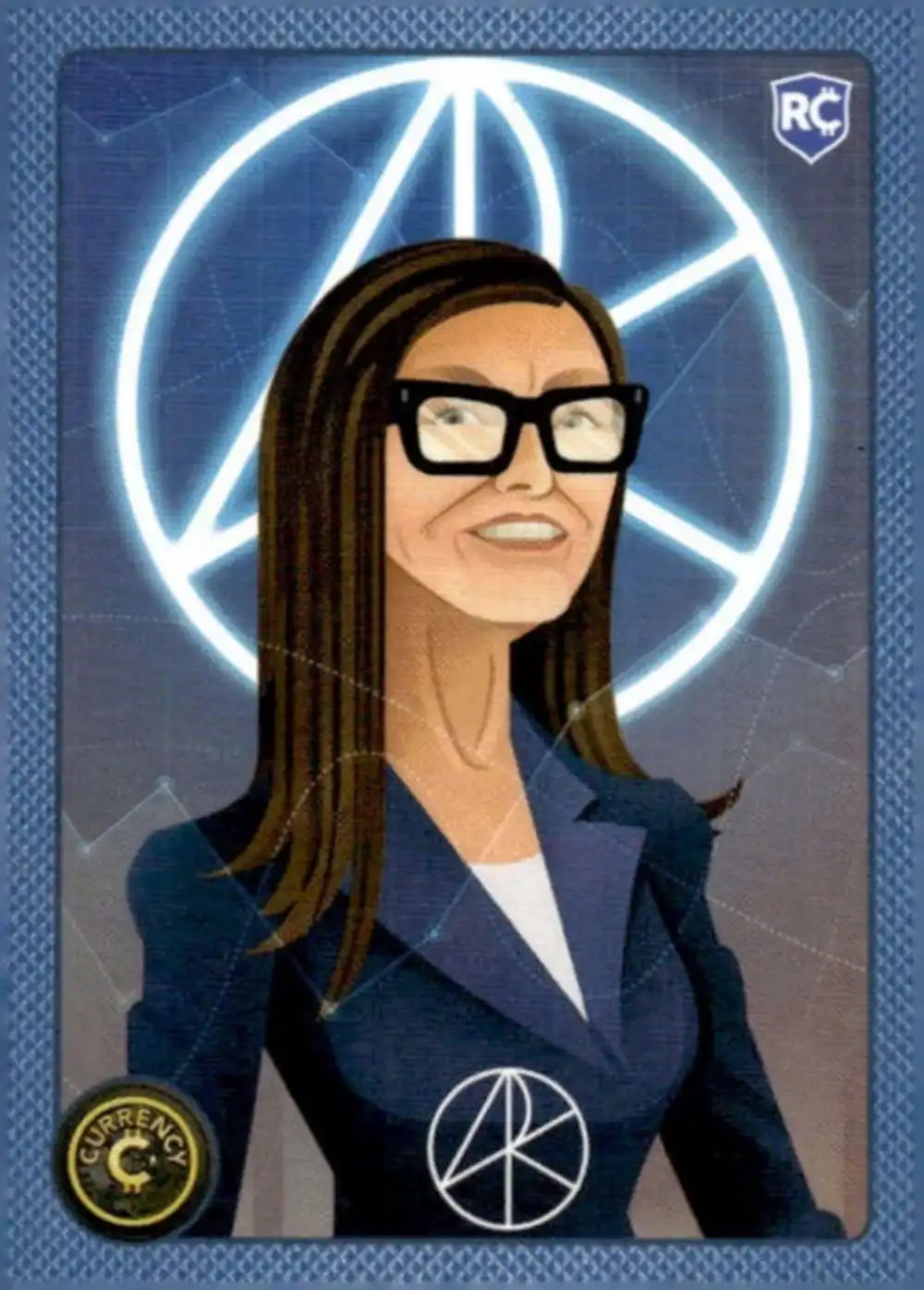 Cathie Wood card front