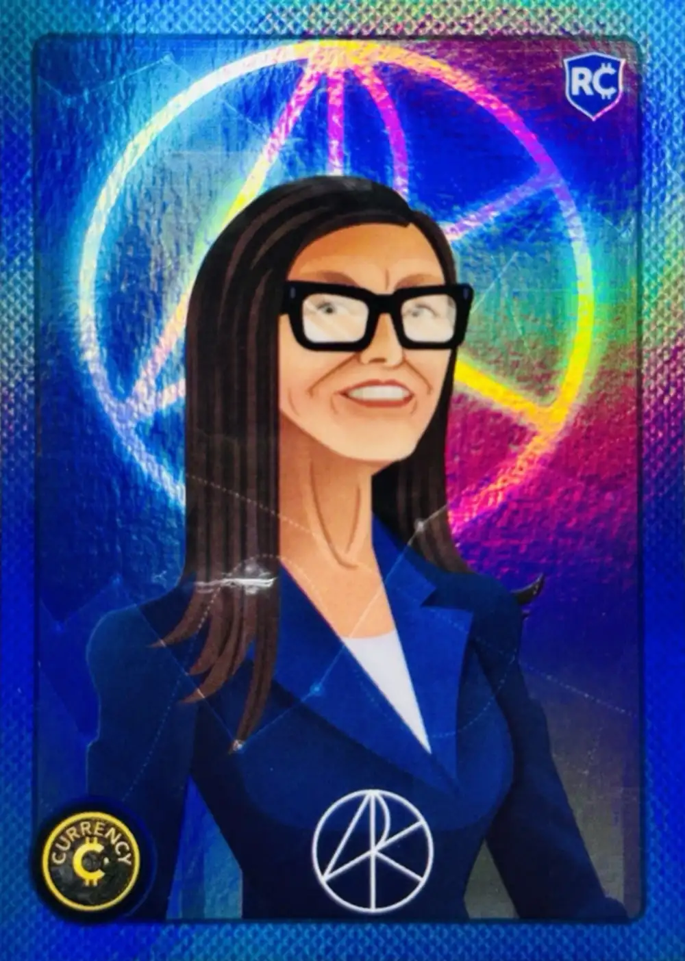 Cathie Wood card front