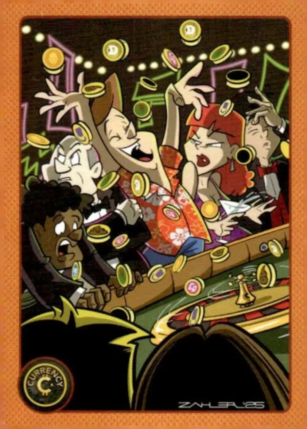 Degens card front