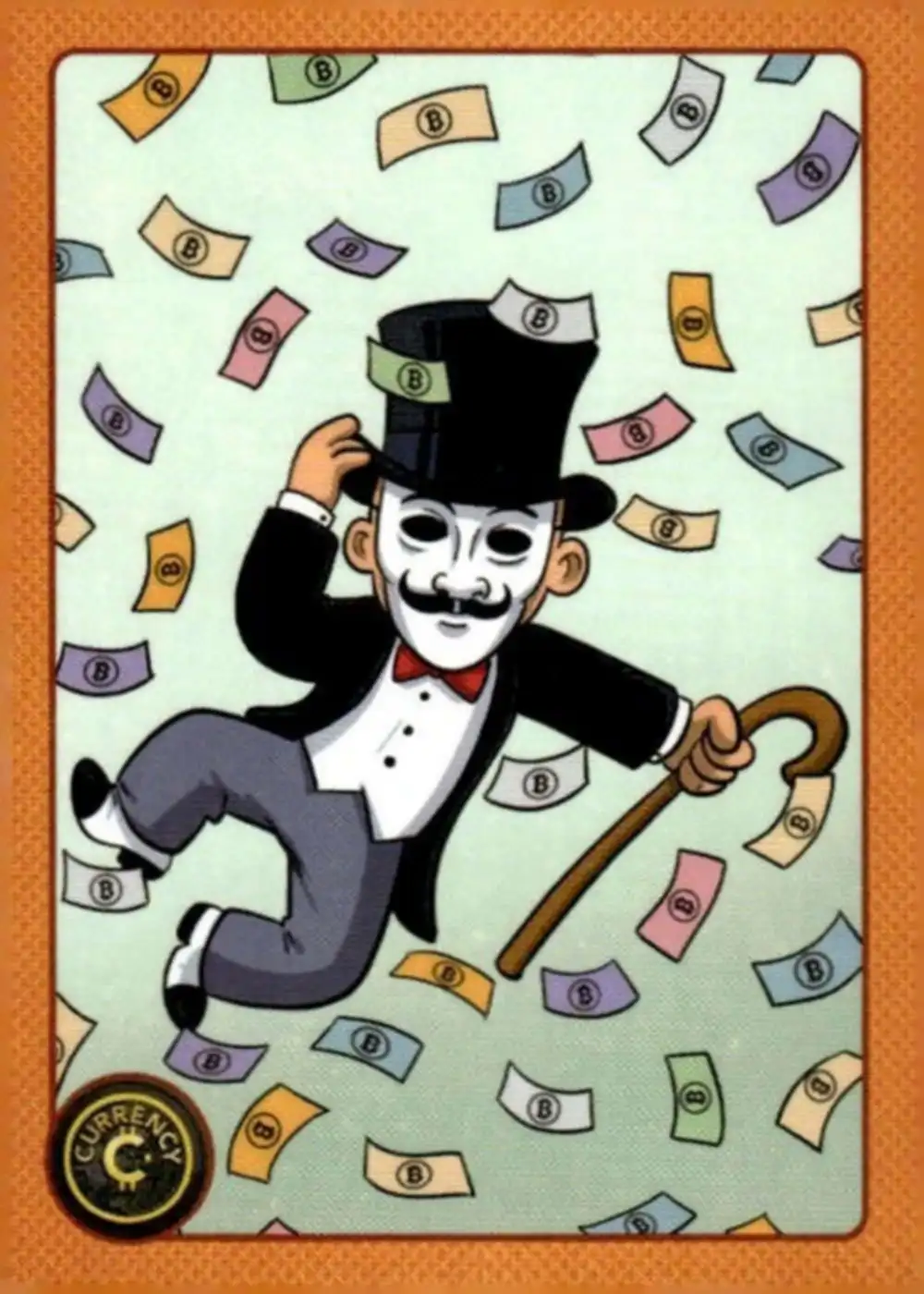 Satoshi Nakamato card front