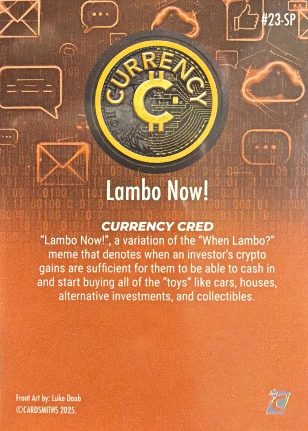 Lambo Now (Base) card back