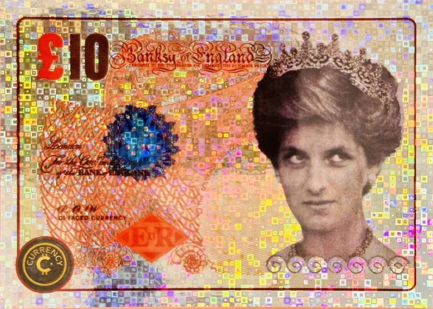 Banksy Di-Faced Tenner (Matrix Foil) thumbnail
