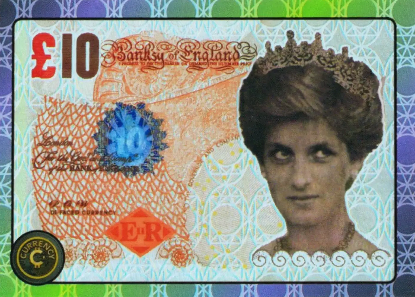 Banksy Di-Faced Tenner (Mystic Topaz) thumbnail