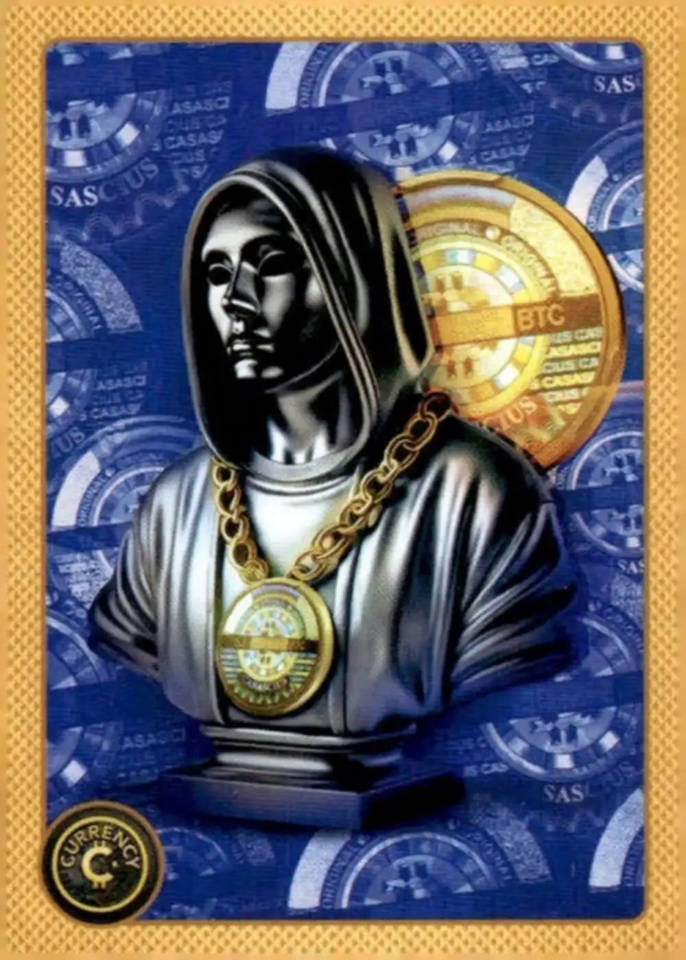 Casascius Coin card front