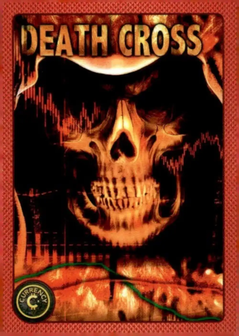 Death Cross card front