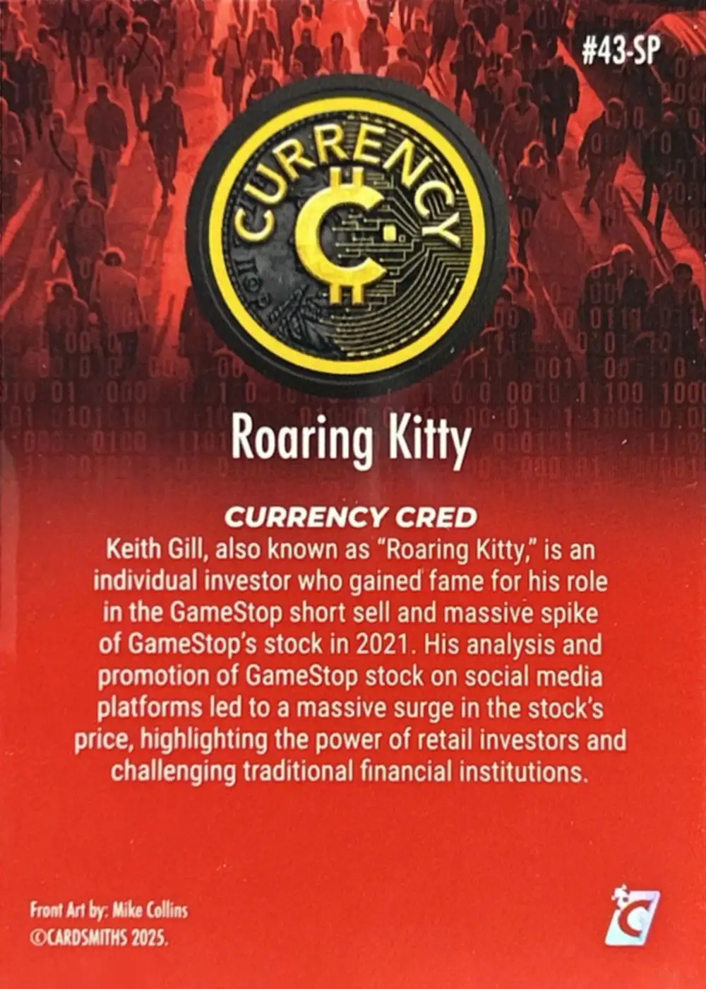 Roaring Kitty (Base) card back