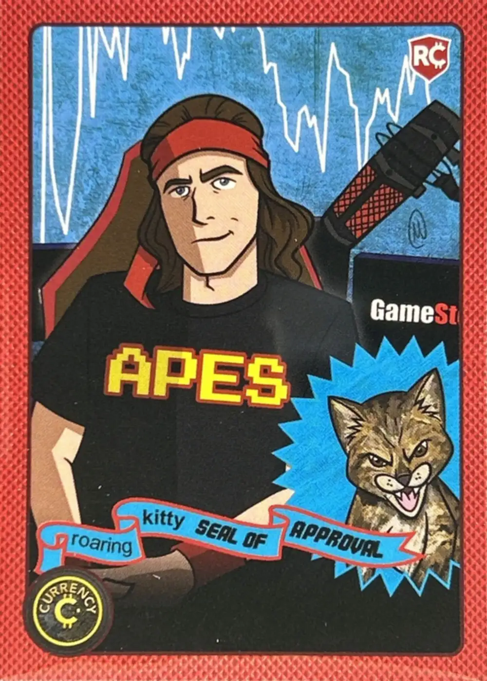 Roaring Kitty card front