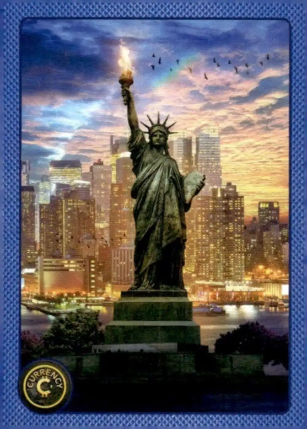 Statue of Liberty card front