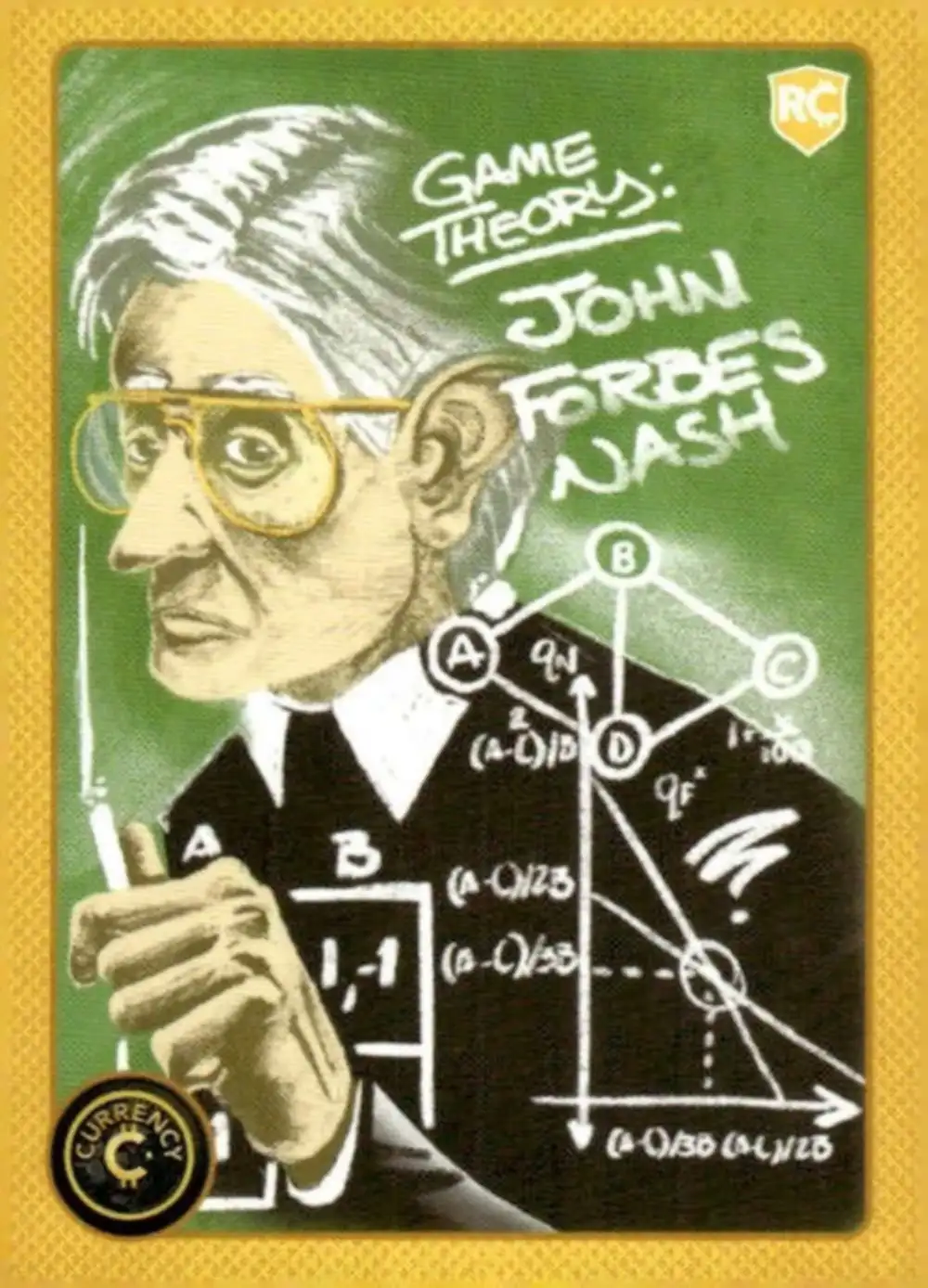 John Forbes Nash Jr card front