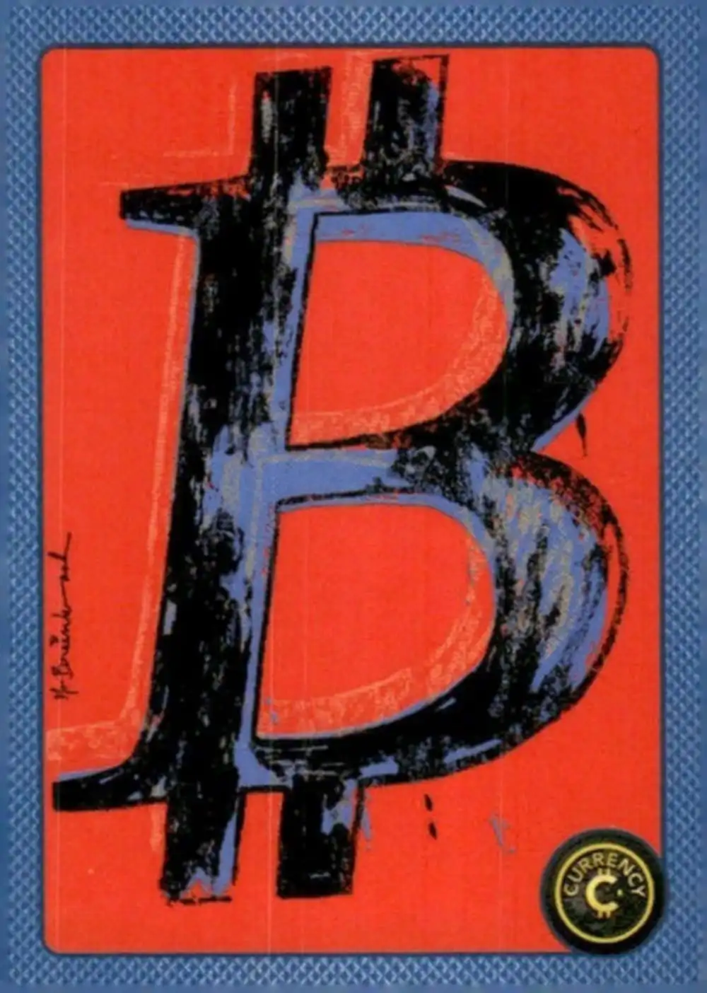 Bitcoin card front