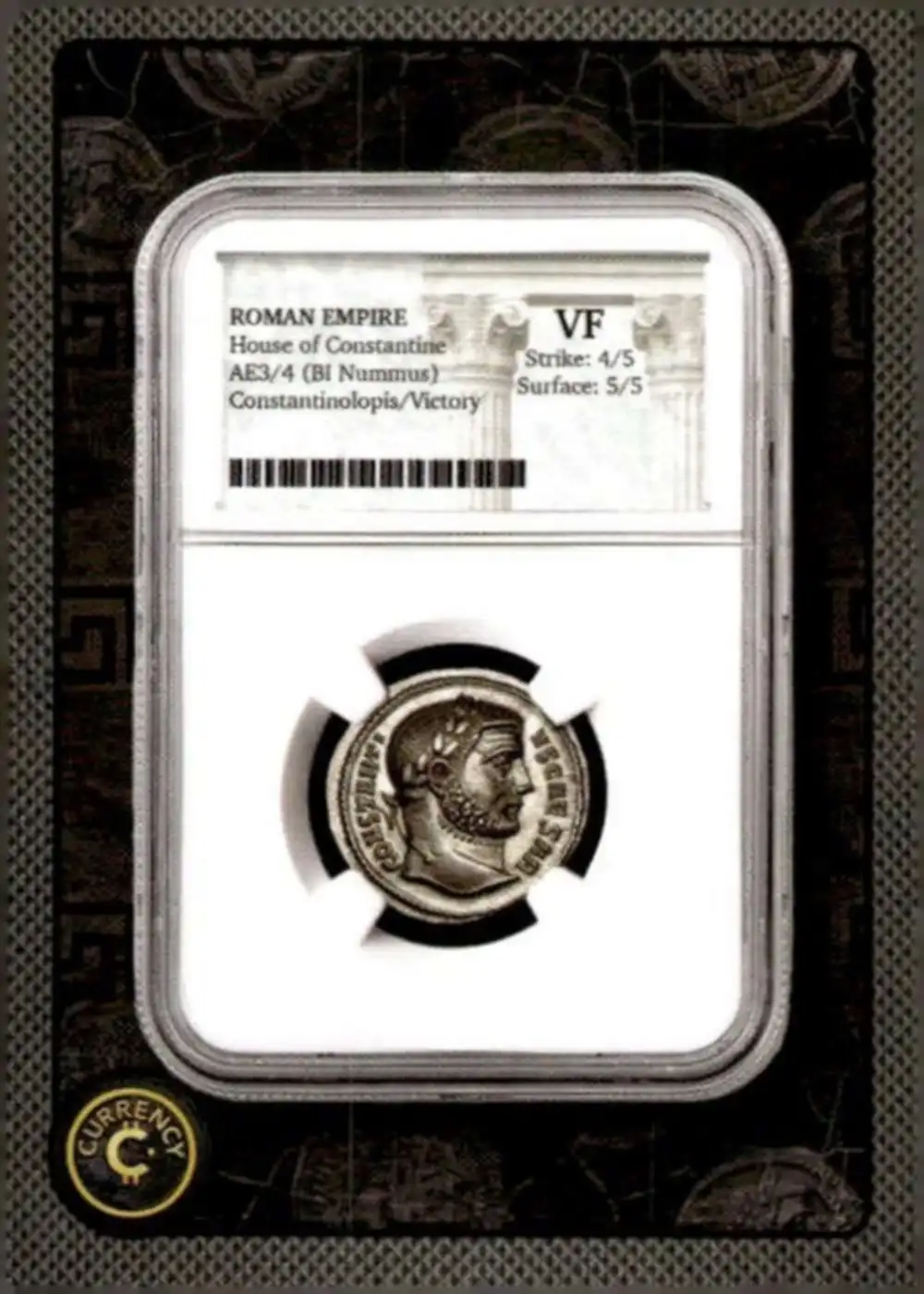 Roman Argentus card front