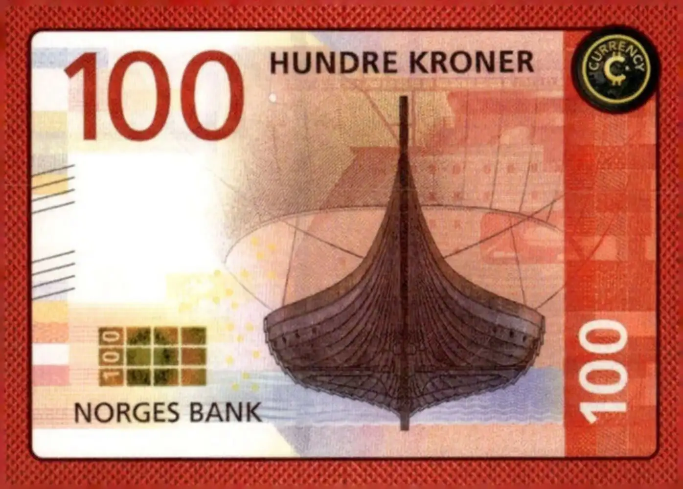Norway Hundre Kroner card front