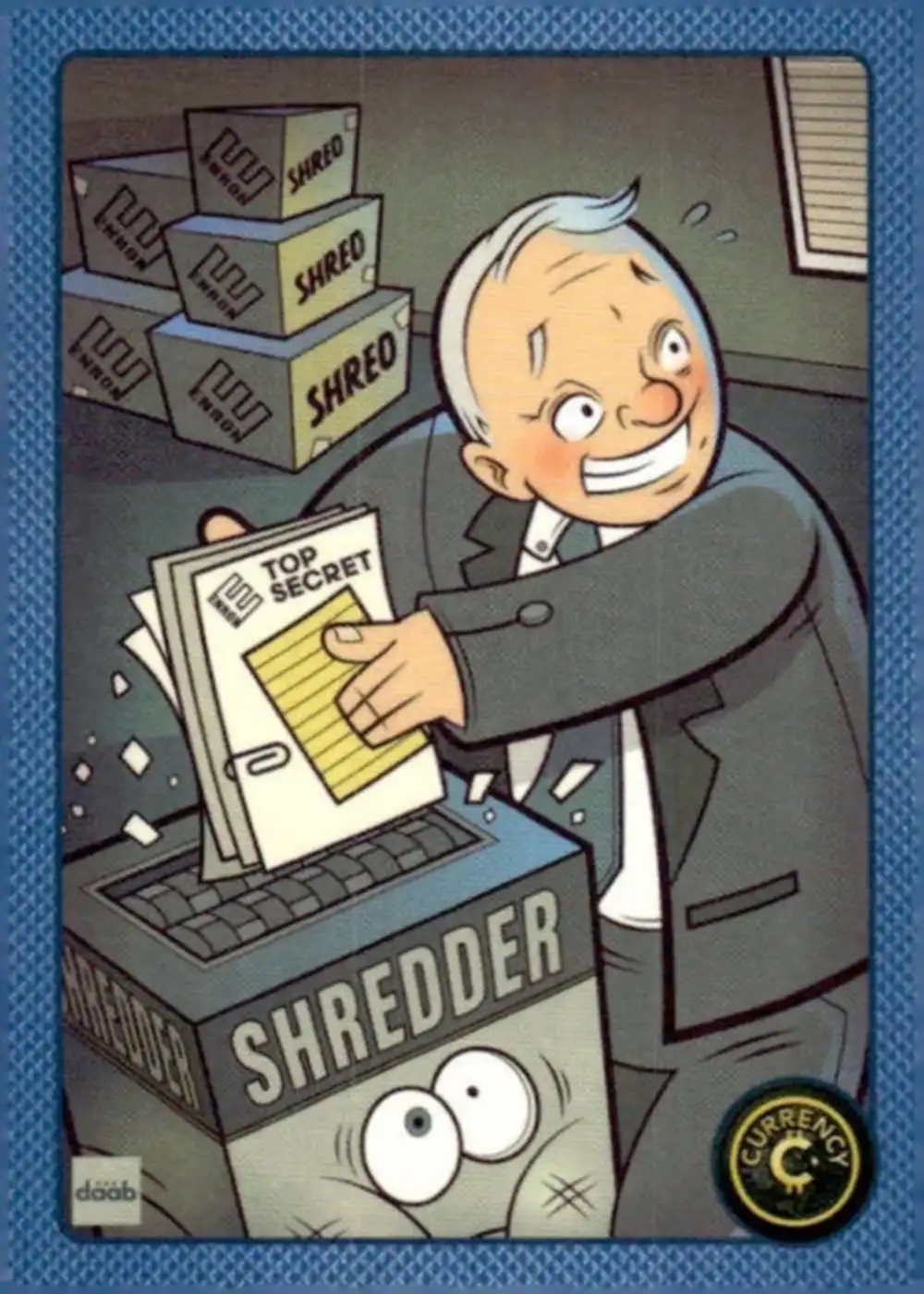 Enron card front