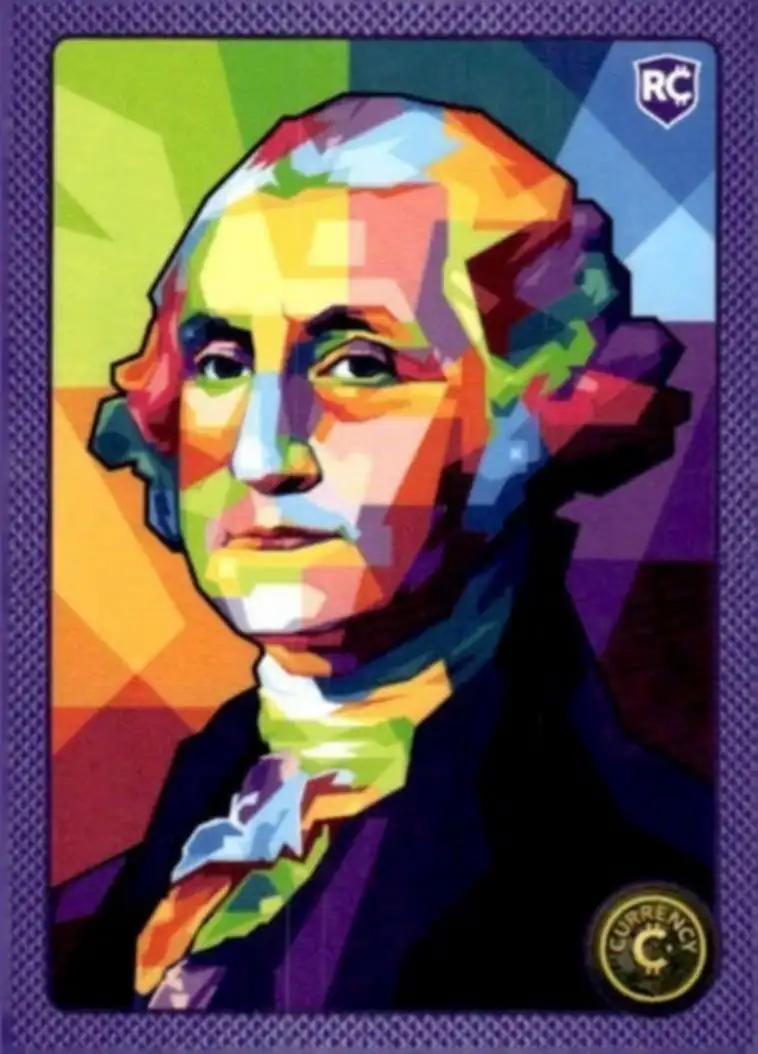 George Washington card front