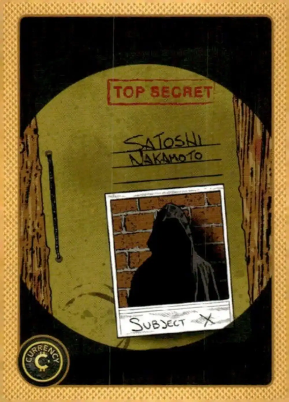 Satoshi Nakamoto card front
