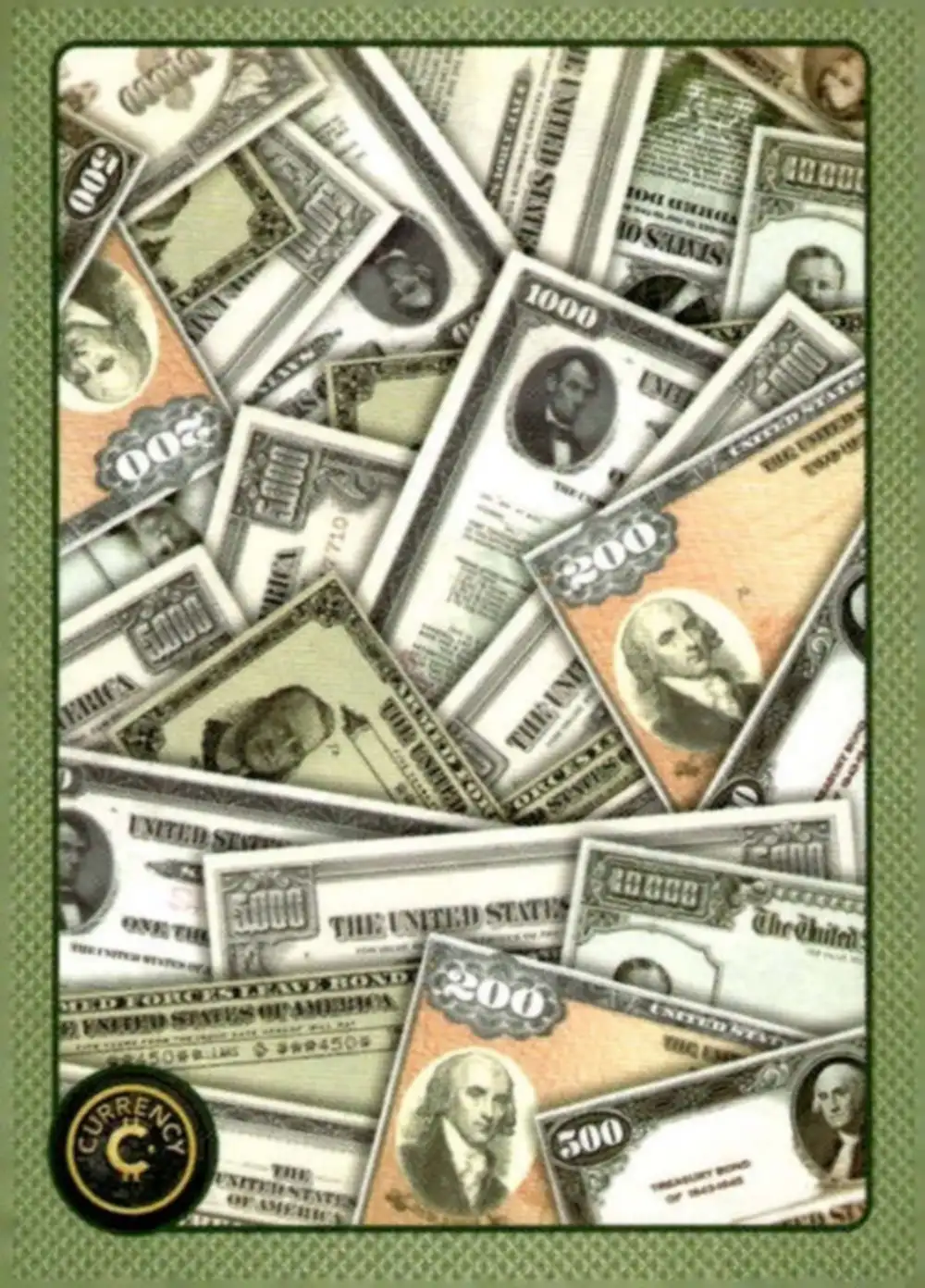 Bonds card front