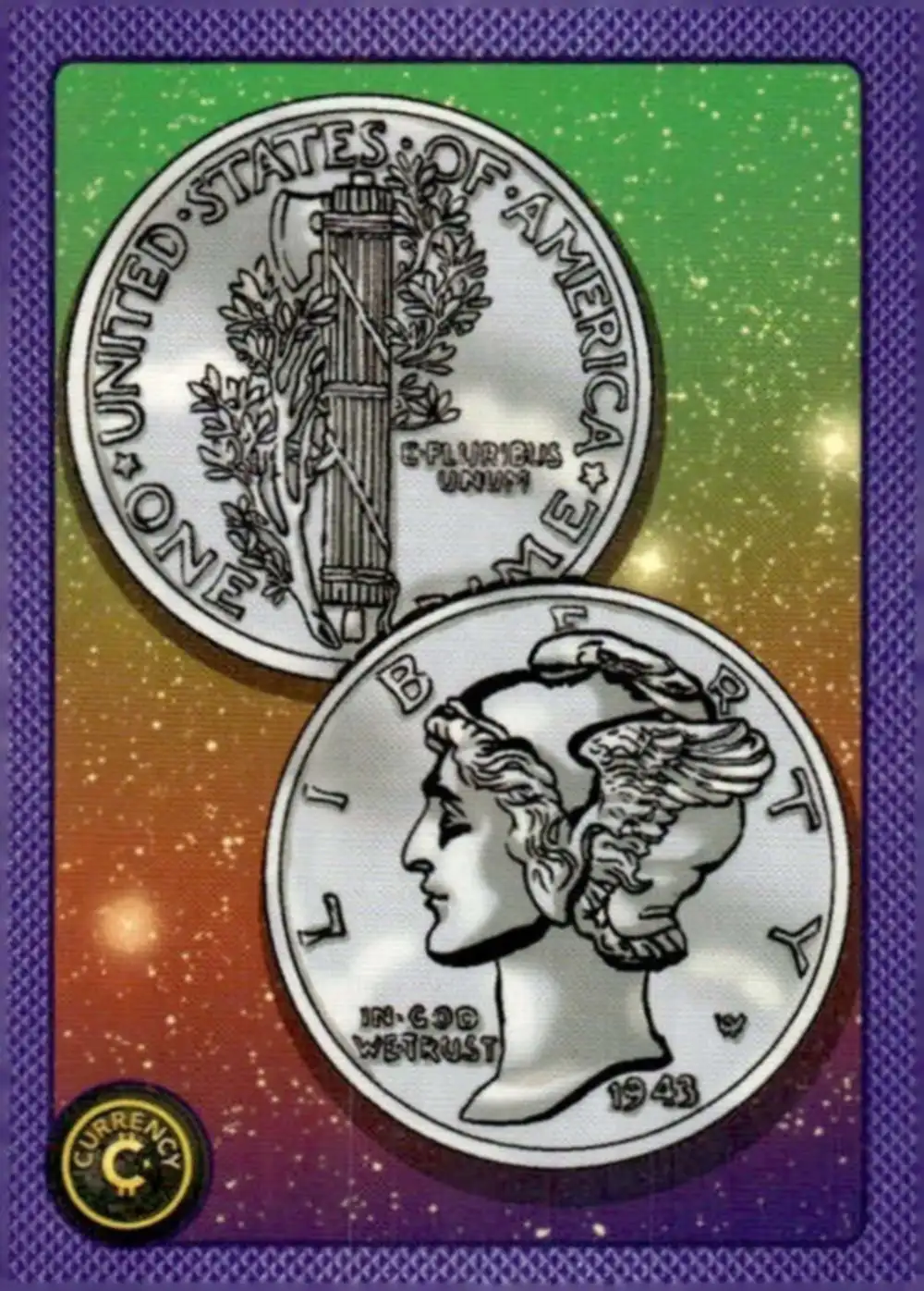 Mercury Dime card front