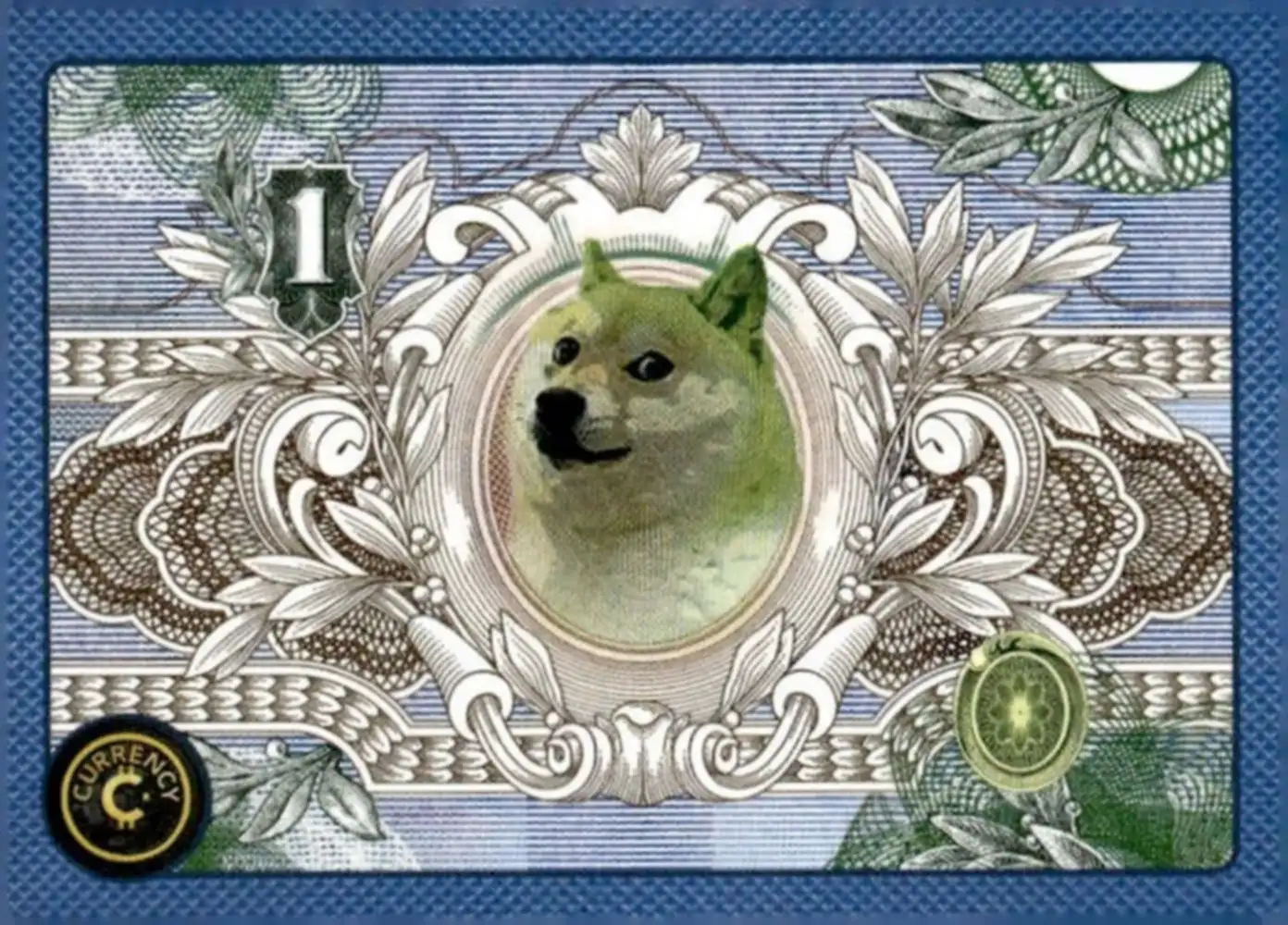 Dogecoin card front