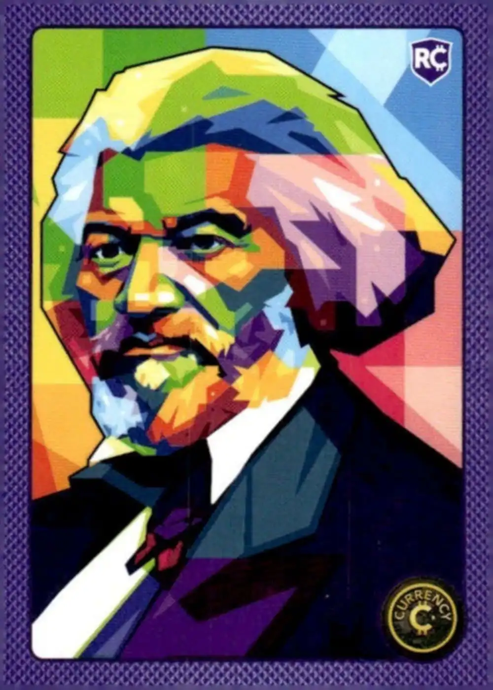 Frederick Douglass card front