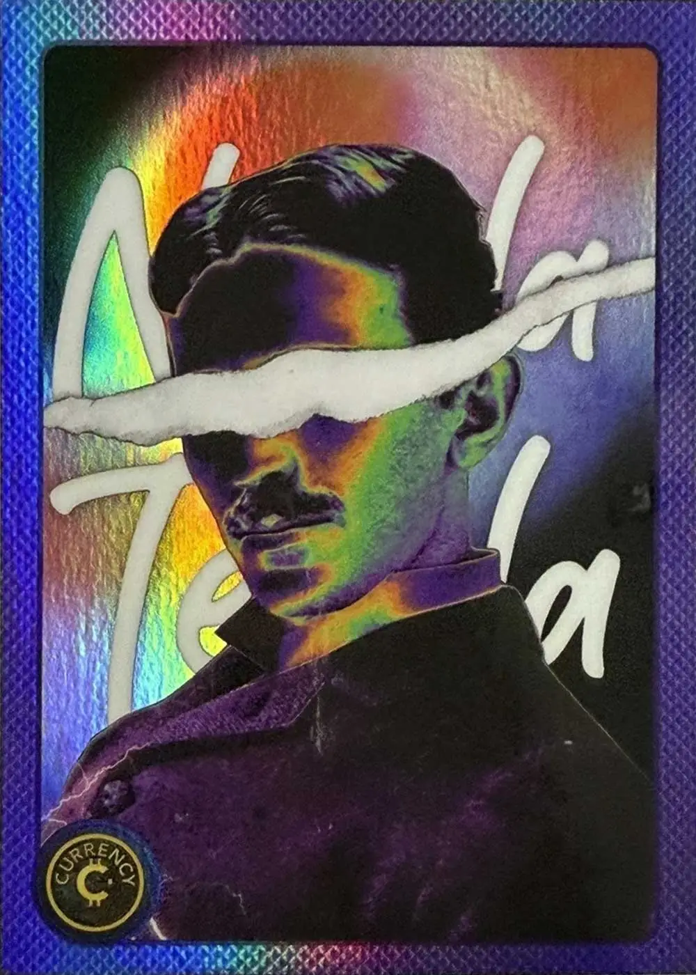 Nikola Tesla (Rainbow Holofoil) thumbnail