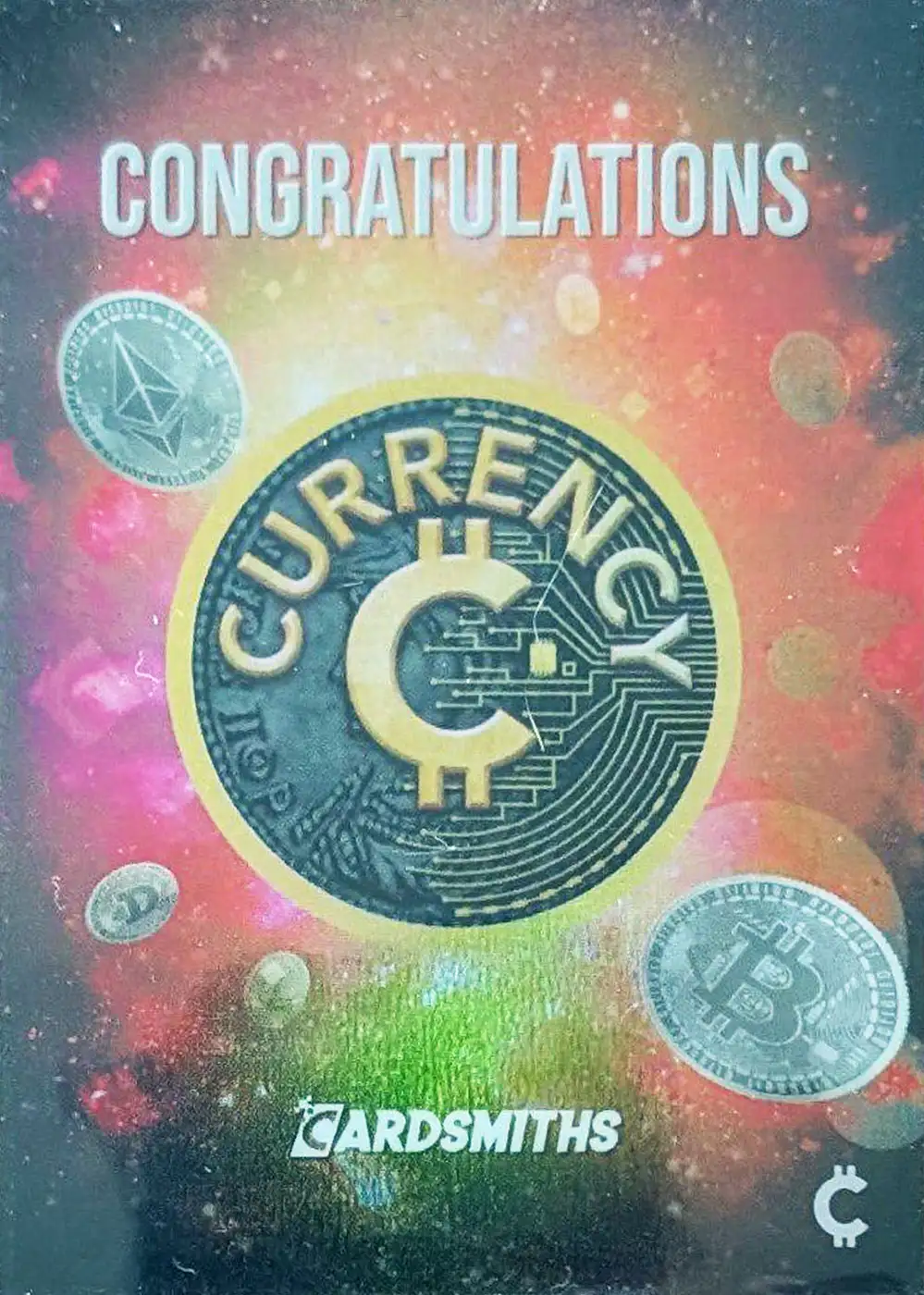 Redemption card front
