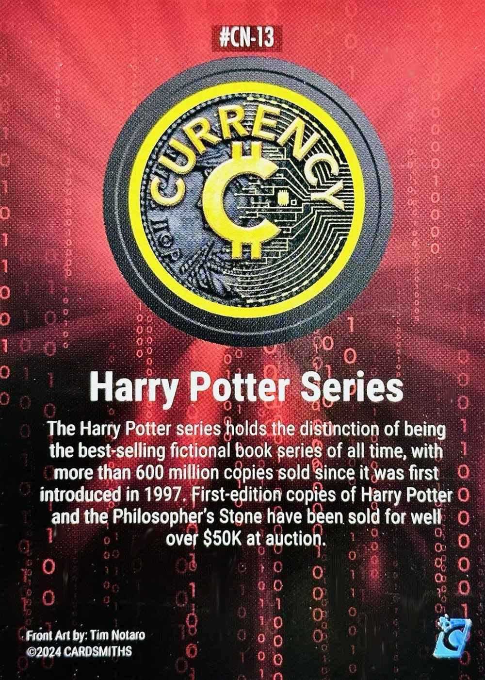 Harry Potter Series (Base) card back