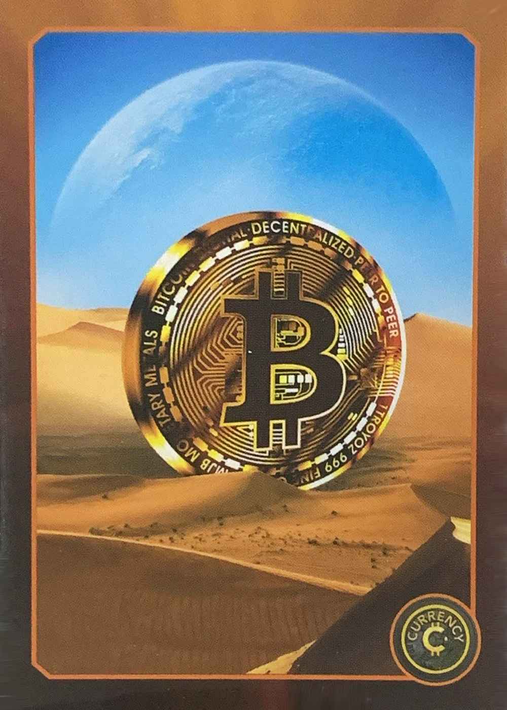 Bitcoin card front