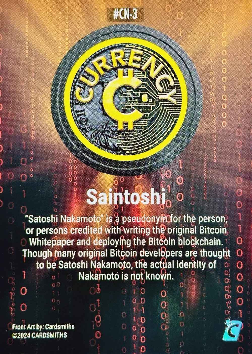 Saintoshi (Base) card back