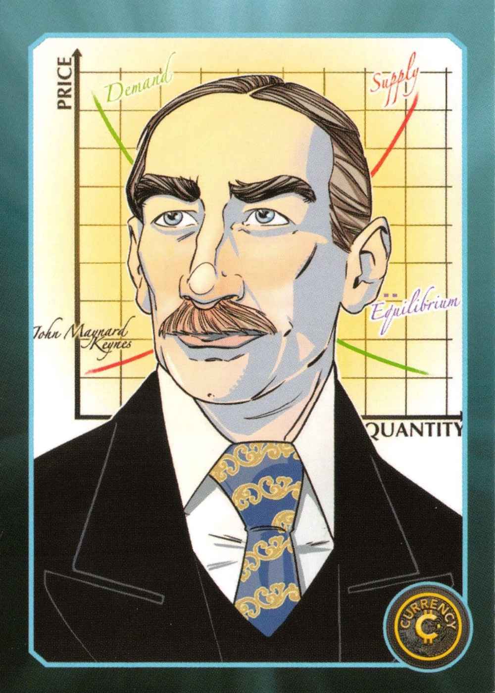 John Maynard Keynes card front