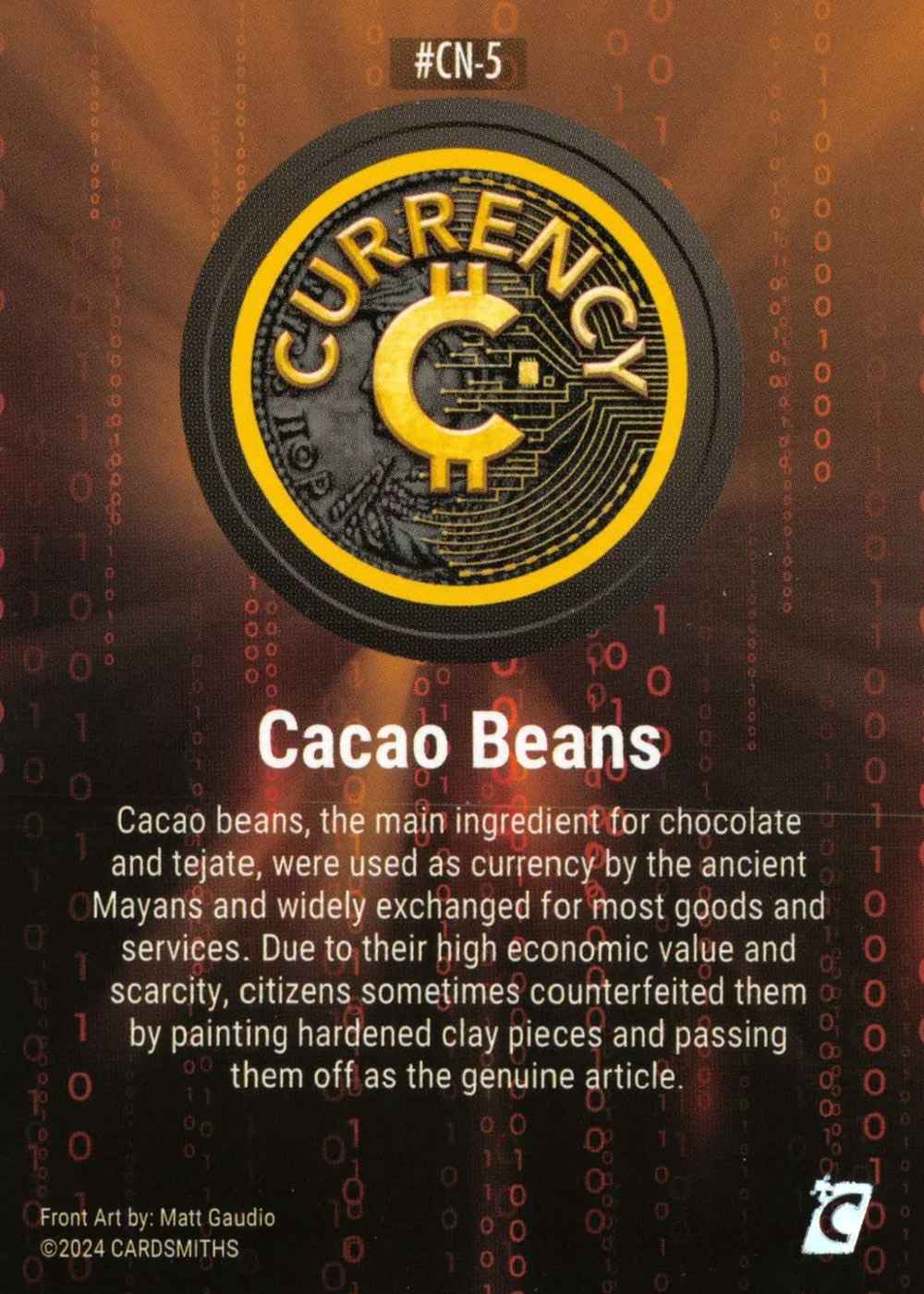 Cacao Beans (Base) card back