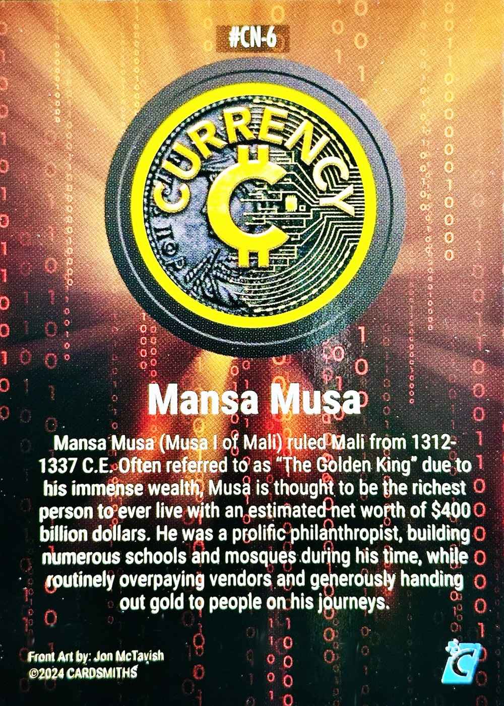 Mansa Musa (Base) card back